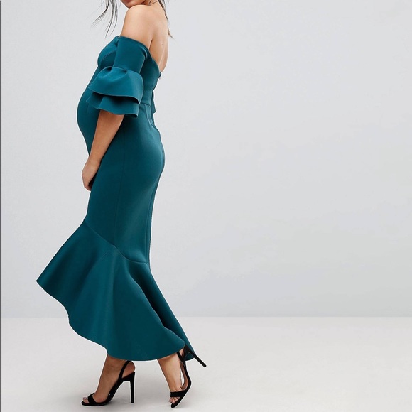 asos maternity evening gown